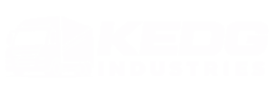 KEDG INDUSTRIES WHITE LOGO